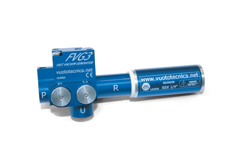 Einstufige Vakuumerzeuger mit Ausstosser FVG 3 und FVG 5